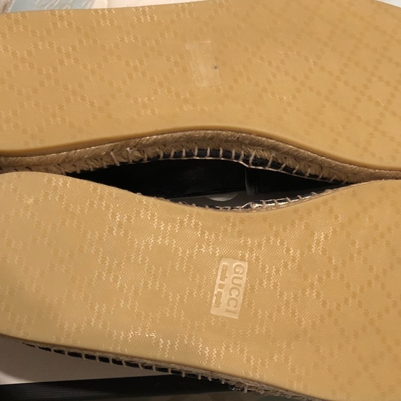 SOLD Gucci Black Web Espadrilles - Picture 6 of 8